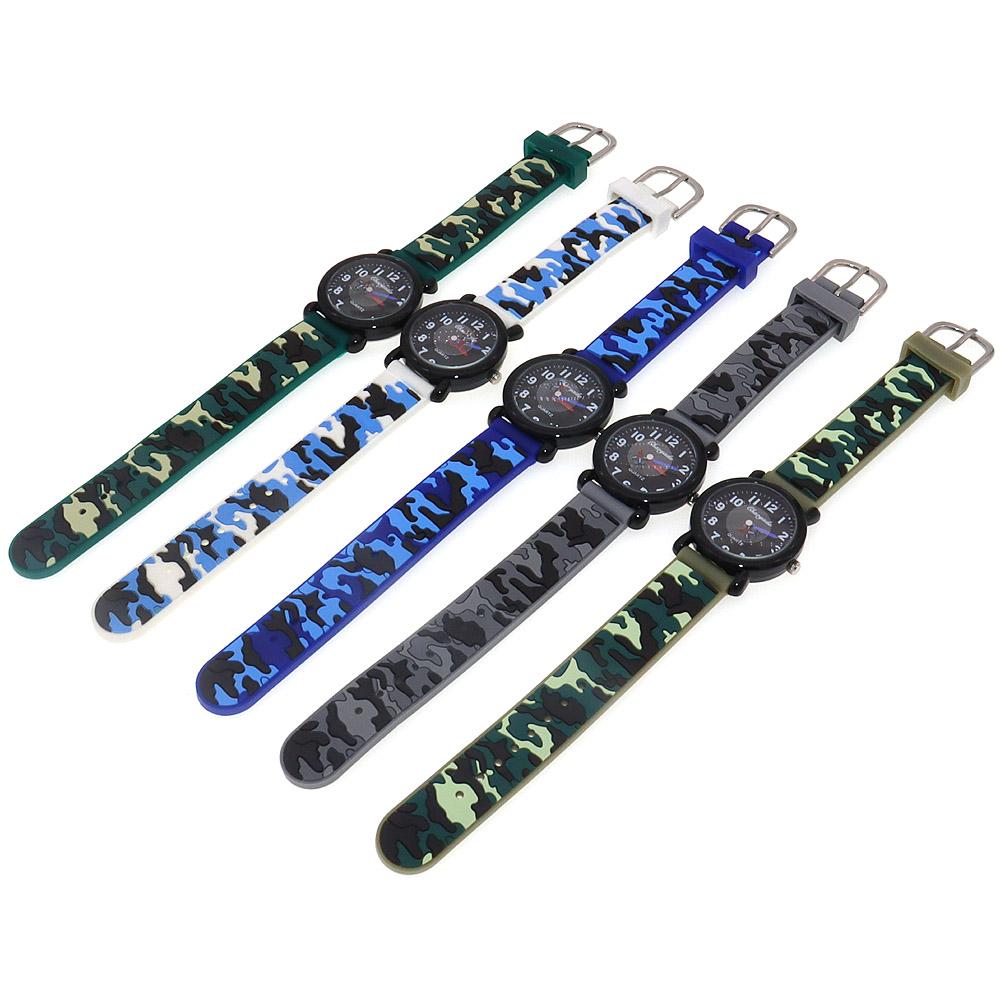 New Plane Hands Silicone Strap Kids Children Watch Students Quartz Birthday Wristwatch Clock Casual Digital Watches Boys Watch