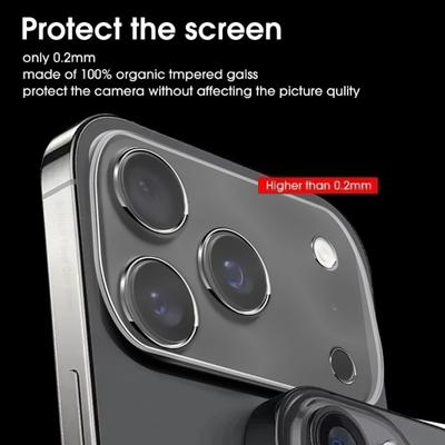 4 шт. защитное стекло для объектива подходит для iPhone Air 17 16 15 14 Pro Max Plus, закаленное стекло высокой четкости, устойчивое к царапинам