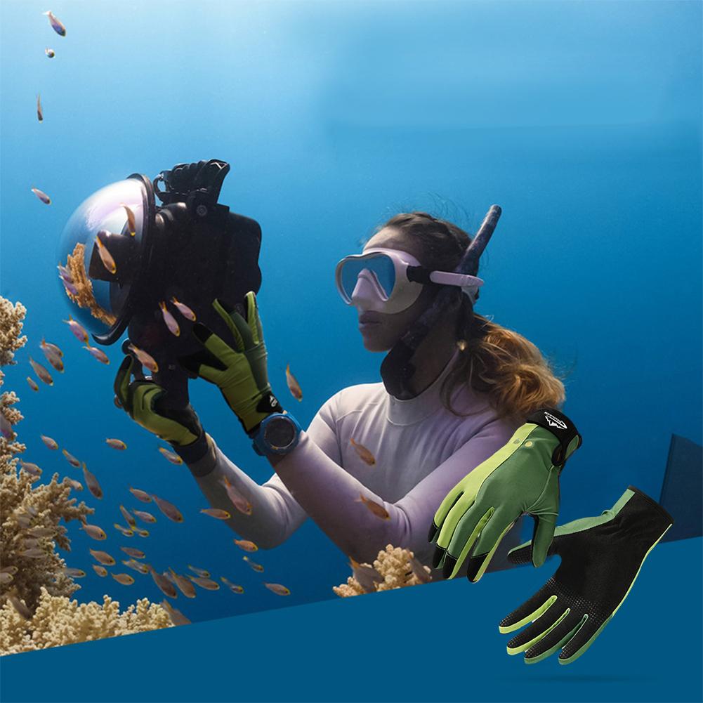 1 пара перчаток для пляжа и дайвинга, серфинга, ловли рыбы, противоскользящие, износостойкие перчатки, самоклеящаяся ткань, фиксированная