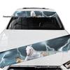 3D страшная наклейка на лобовое стекло автомобиля от солнца для переднего и заднего стекол