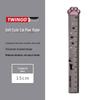 15cm Cat Paw Transparent Ruler - Creative Stationery for Students