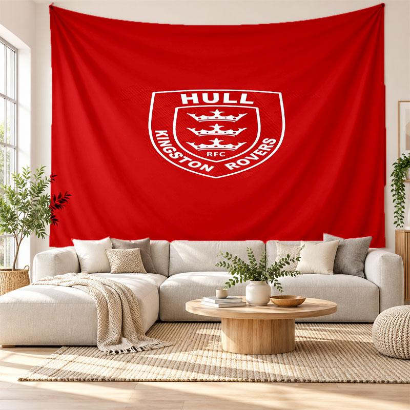 Hull KR Wall Tapestry, Soft Fabric Wall Hanging, Decorative Backdrop For Bedroom Home Wall Art