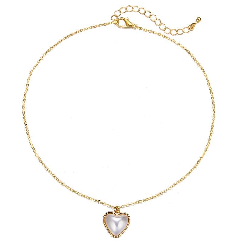 iF ME Корейский жемчуг кулон ожерелье модные многослойные цепочки ожерелья колье ювелирные аксессуары