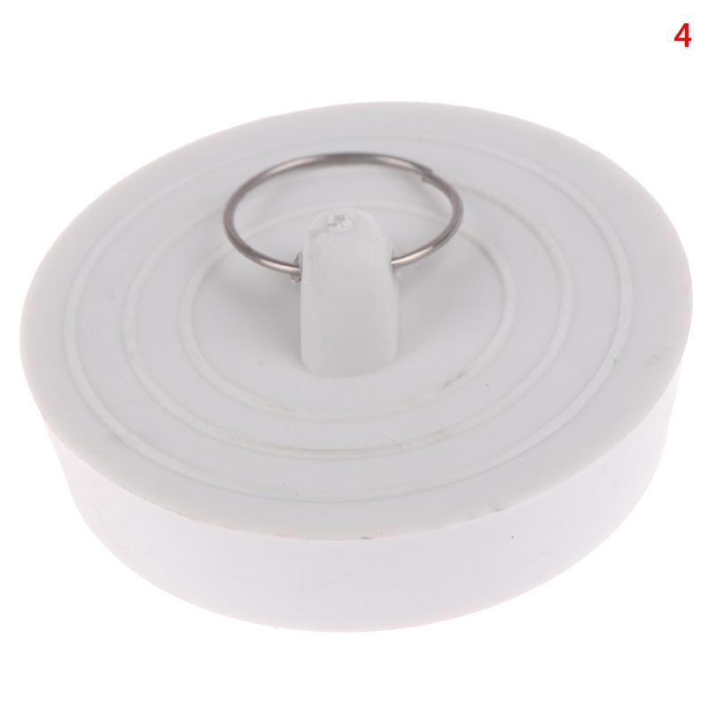 Rubber Sink Drain Stopper Plug With Hanging Ring For Bathtub Kitchen Bathroom