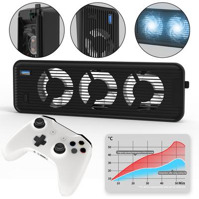 Внешний охлаждающий вентилятор для консоли PS5 с LED-подсветкой, система охлаждения, тихий кулер для Playstation 5 Disc&Digital Edition