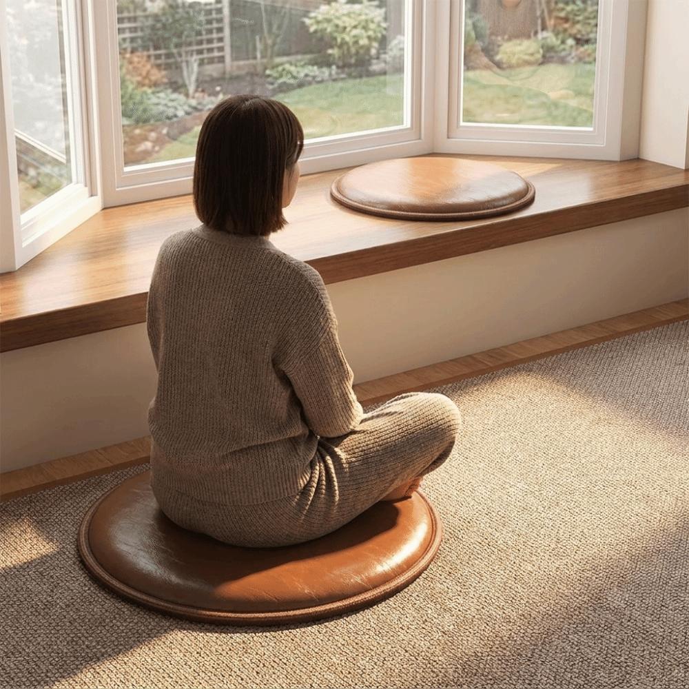Thickened Sitting Seat Pad Japanese Style Bay Window Pad Non-Slip Futon Dining Chair Pad Hotel