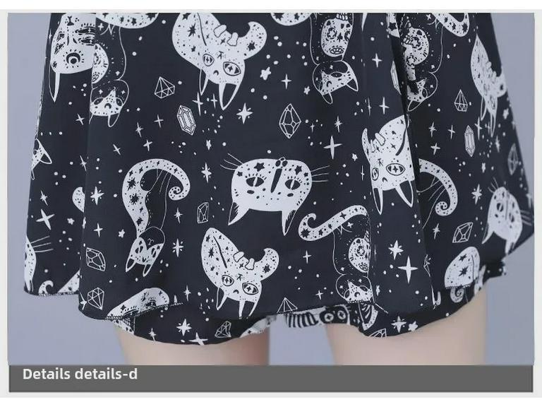 Женский летний комплект большого размера из двух предметов с кружевным воротником и эффектом похудения: Топ с коротким рукавом и шорты с принтом