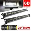 6D Ultra Strip LED Light Bar 8" 14" 20" дюймов дальнего света противотуманные фары рабочего света 4x4 Led Bar для мотоцикла внедорожника квадроцикла трактора