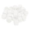 ACROPIX Cylindrical Wheel Nut Bolt Rim Tire Nut Screw Dust Cap Cover Nut Protection 17mm White PVC