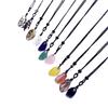 Various Materials Polished Gravel Gravel Rough Stone Crystal Natural Crystal Pendant Necklace