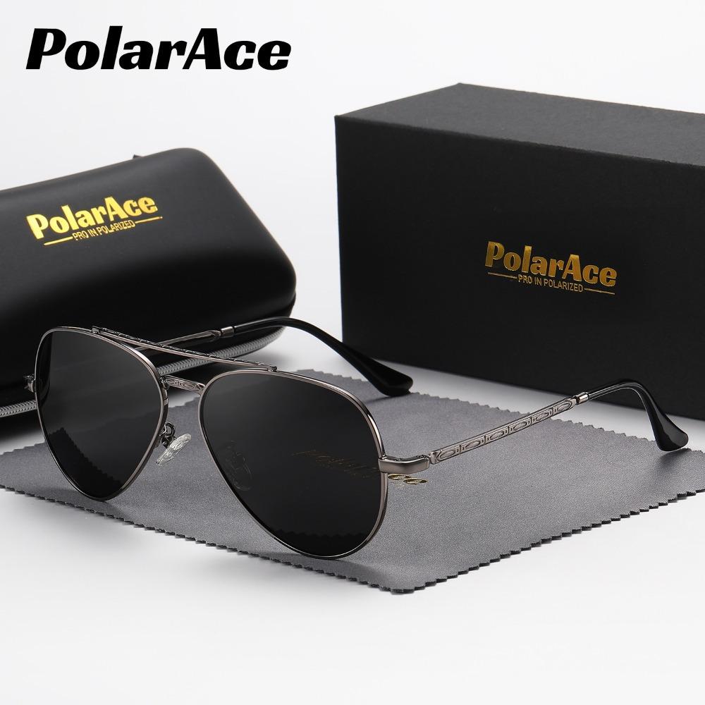PolarAce Unisex Outdoor Metal Trend Polarized Toad Mirror Driving HD Polarized Sunglasses, UV400