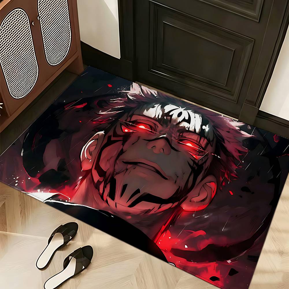 Anime J-Jujutsus-K-Kaisens Carpet Bathroom Anti-slip Mat Door Mat Home Decoration Mat Entrance Door Mat Scratch-resistant Door