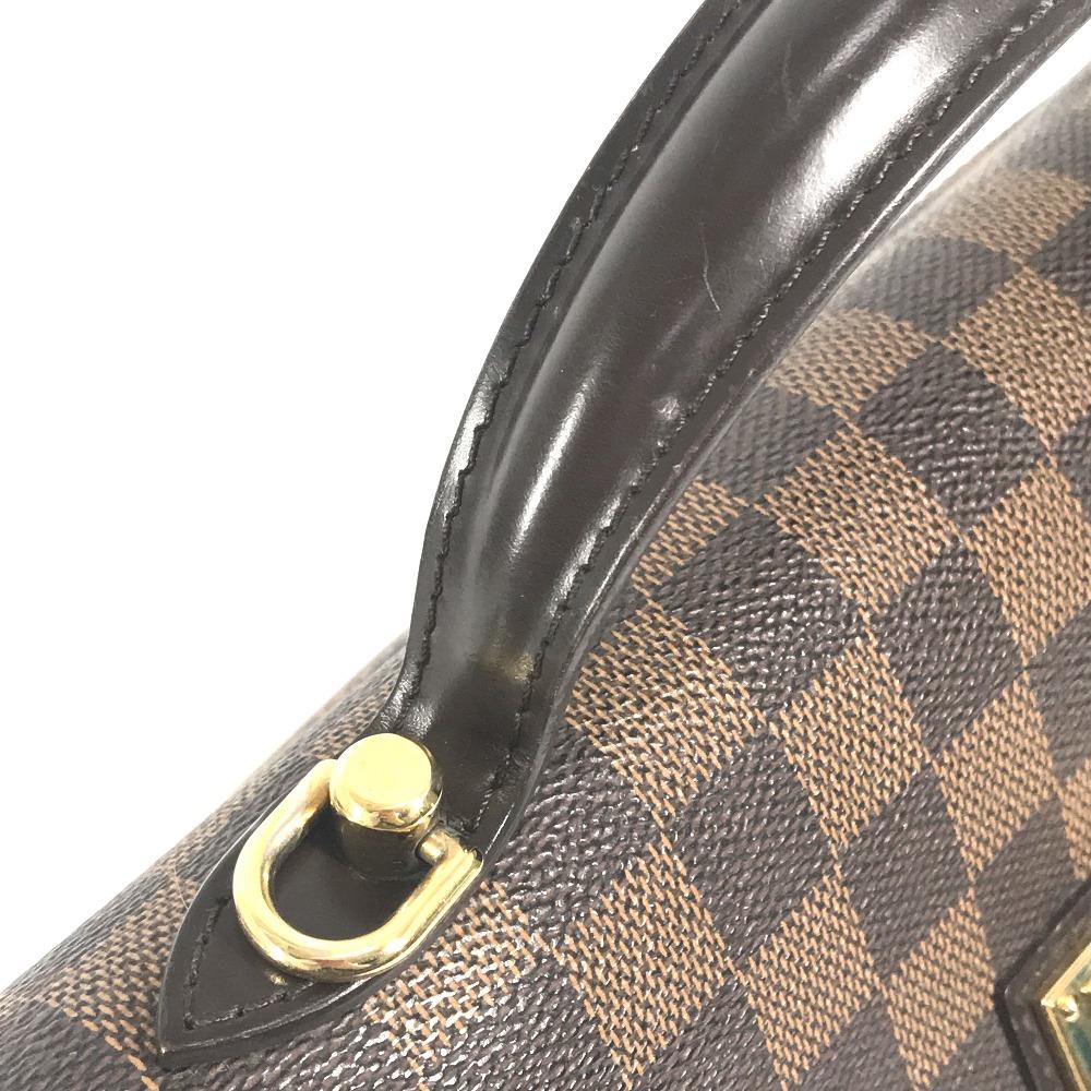 Louis Vuitton N41168 Damier Bergamo MM Bag Shoulder Bag Hand Bag Ebene Brown