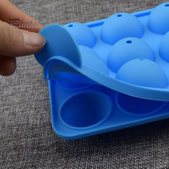 1 комплект формы для леденцов, 12 полостей, многофункциональная силиконовая полусферическая форма для шоколада для детей