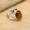 Tiger's Eye Gemstone 925 Solid Sterling Silver Handmade Jewelry Lavish Jewelry For Her