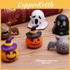 Childrens Halloween Pull Back Toy Car With Pumpkin Ghost Skeleton Bat For Kids Gift
