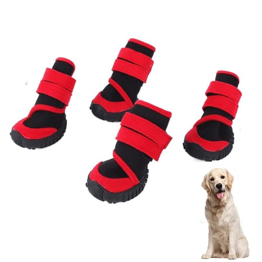 Autumn and Winter Outdoor Waterproof Sole Shoes Pet Supplies Dog Booties Dog Shoes Pet Rainshoes