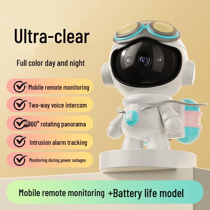 360° HD Wireless Indoor Camera with Night Vision & Mobile Control