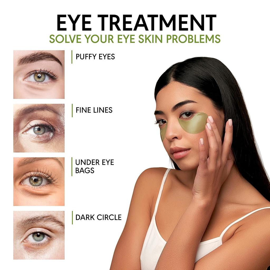 Патчи для глаз гидрогелевые с увлажняющим эффектом, 60шт