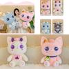 Милая мультяшная плюшевая кукла-животное для девочек с мягким наполнителем из ПП хлопка
