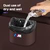 AAAOT1 For BMW M M3 M5 E36 E39 E46 E60 E90 E91 E92 F15 F30 X1X3 X5 Leather Car Storage Box Portable Door Hanging Bin,Backrest Trash can