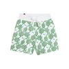 Floral Lace-Up Mid-Rise Casual Shorts Women Shorts Green 679352-86