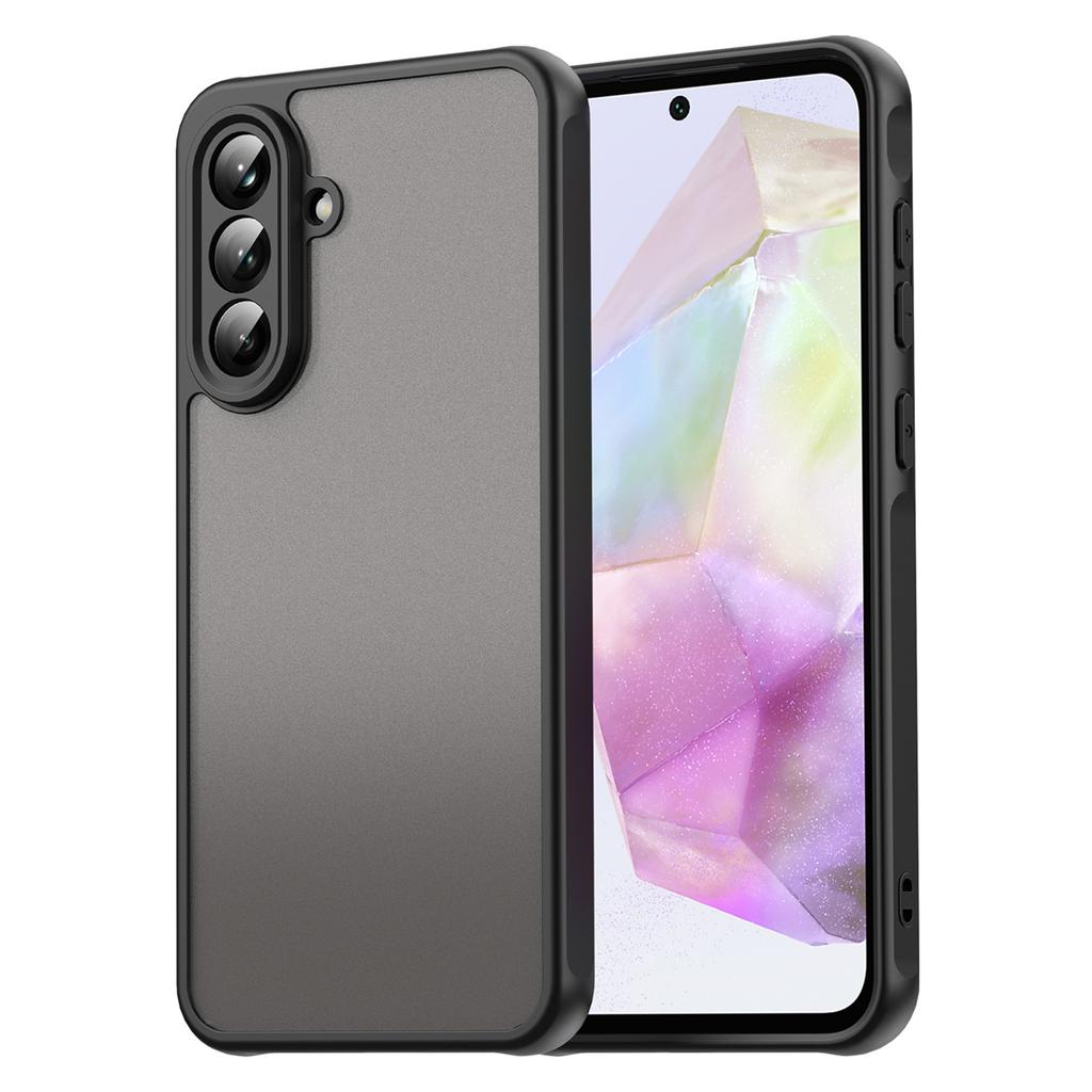 For Samsung Galaxy A36 5G Phone Case Drop Proof Airbags Frosted Translucent PC+TPU Back Cover