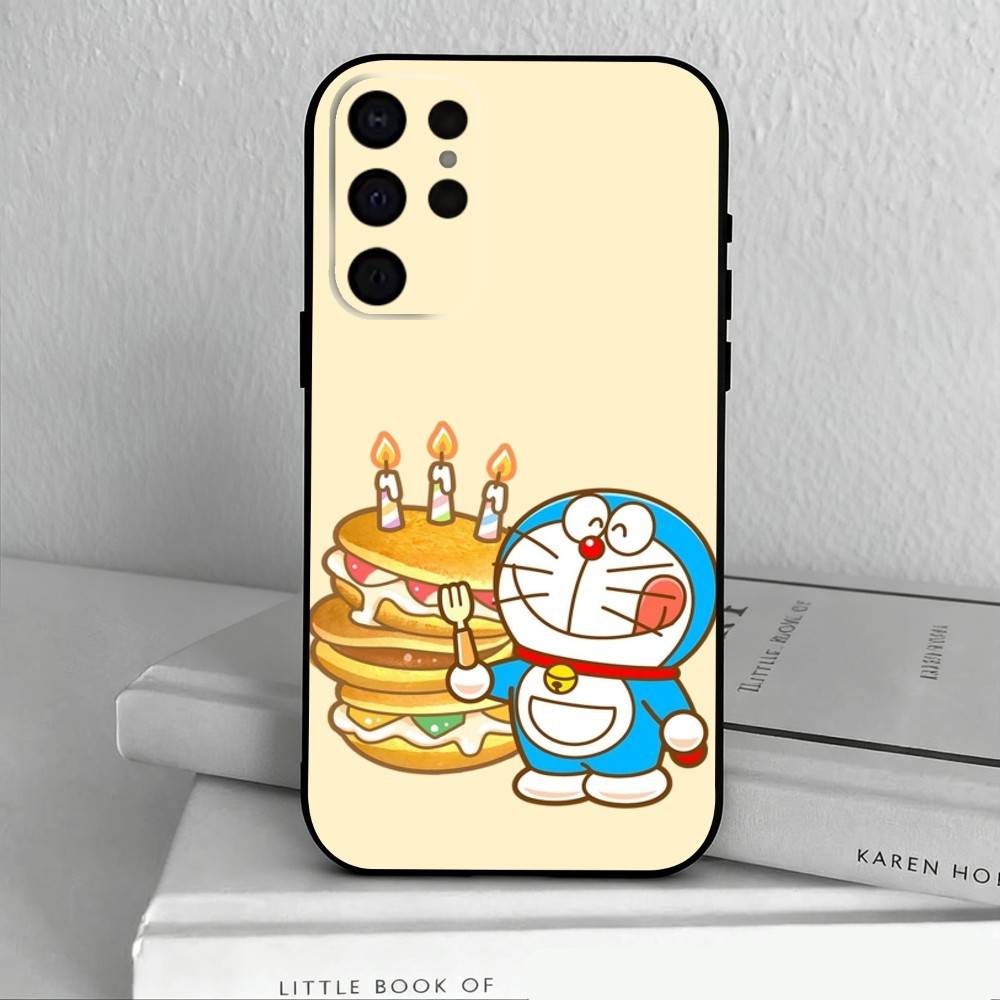 C-CARTOON D-Doraemon C-cute Phone Case For Samsung S25,S24,S21,S22,S23,S30,Ultra,S20,Plus,Others Soft Black Case