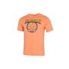 Air Explosive Logo Print Basketball Sports Short Sleeve T-Shirt Men Tops Orange CV3420-894