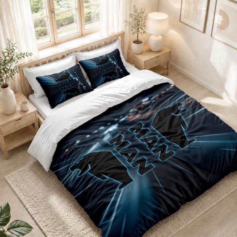 Bedding Set 1 Duvet Cover 2 Pillowcases man truck Print Bedroom Home Decoration