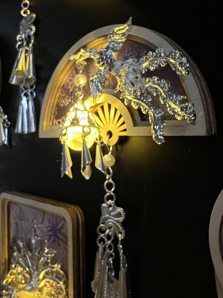 Светящийся магнит на холодильник в стиле парчи эпохи Сун