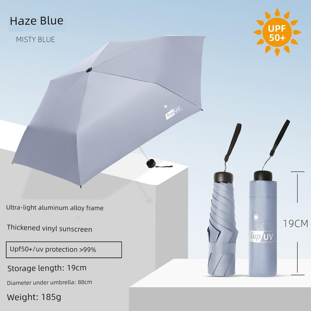 Ultra-Light Carbon Fiber Dual-Purpose Umbrella, Compact and Portable, Foldable, Super Strong Sun Protection, Uv Protection, Sunshade Umbrella for