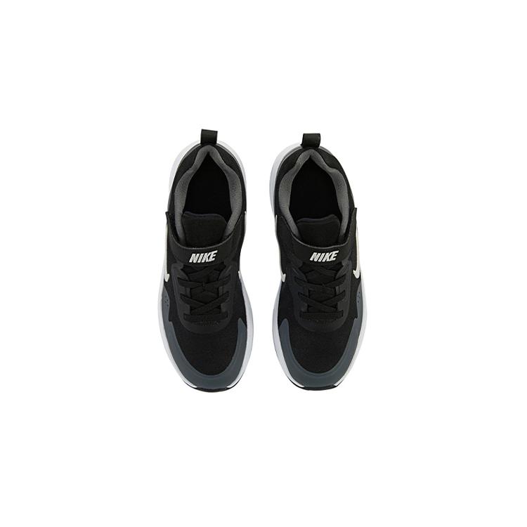 Nike Wearallday Износостойкие Дышащие Низкие Детские Беговые Кроссовки Черный Белый Серый Дети Возраст 3 7 Лет CJ3817-011