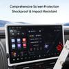 Защитный чехол для экрана центральной консоли автомобиля Leapmotor T03 2024, 10,1 дюйма, силиконовый, противоударный, аксессуары для интерьера автомобиля