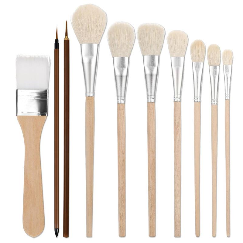 Набор кистей для керамики и акварели Gold Tip - Серия Boutique S
