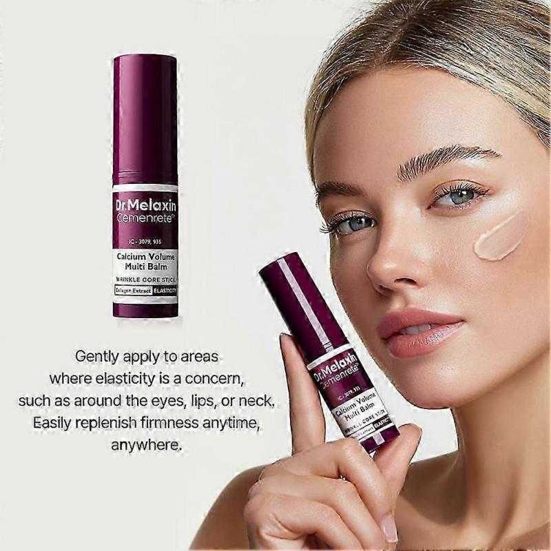 Calcium-Enriched Multi-Action Repair Cream + Eye Mask Skin Care Cosmetics with Collagen Essence