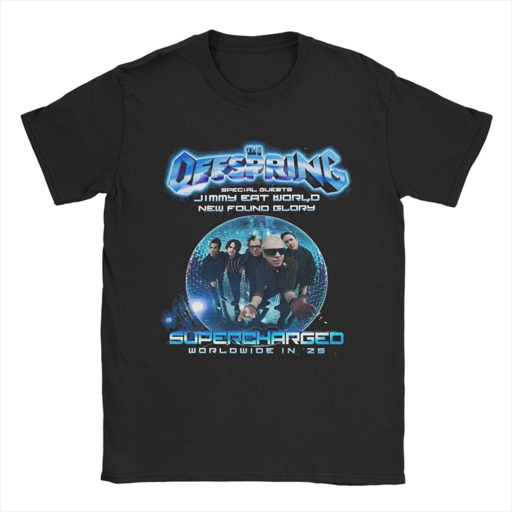 Музыкальные футболки The Offspring для унисекс женщин, хлопковые, новинка, футболки с круглым вырезом, короткий рукав, одежда, новинка