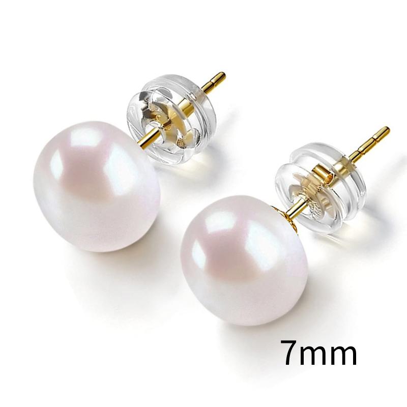 CAOSHI Elegant Versatile Stud Earrings Female Simulated Pearl Accessories for Daily Life Graceful Jewelry for Wedding Ceremony
