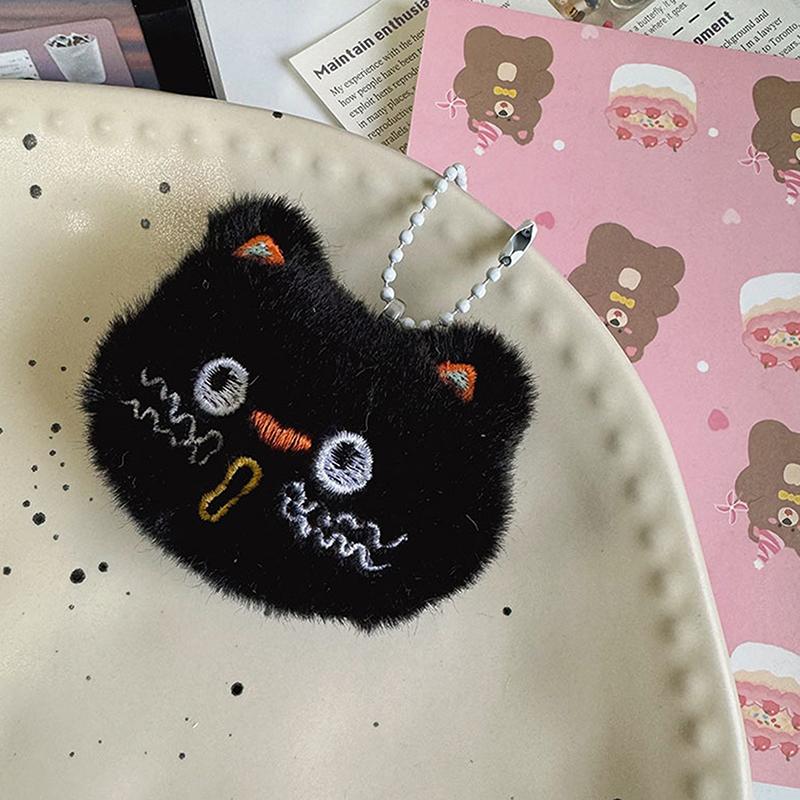 Cartoon Sheep Keychain Pendant Cute Plush Doll Toy Kawaii Soft Stuffed Bag Charms Decorations