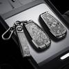 Changan Qiyuan A05/A06/A07 Key Cover - Q05 125MAX Remote Metal Shell with Leather Snap Button