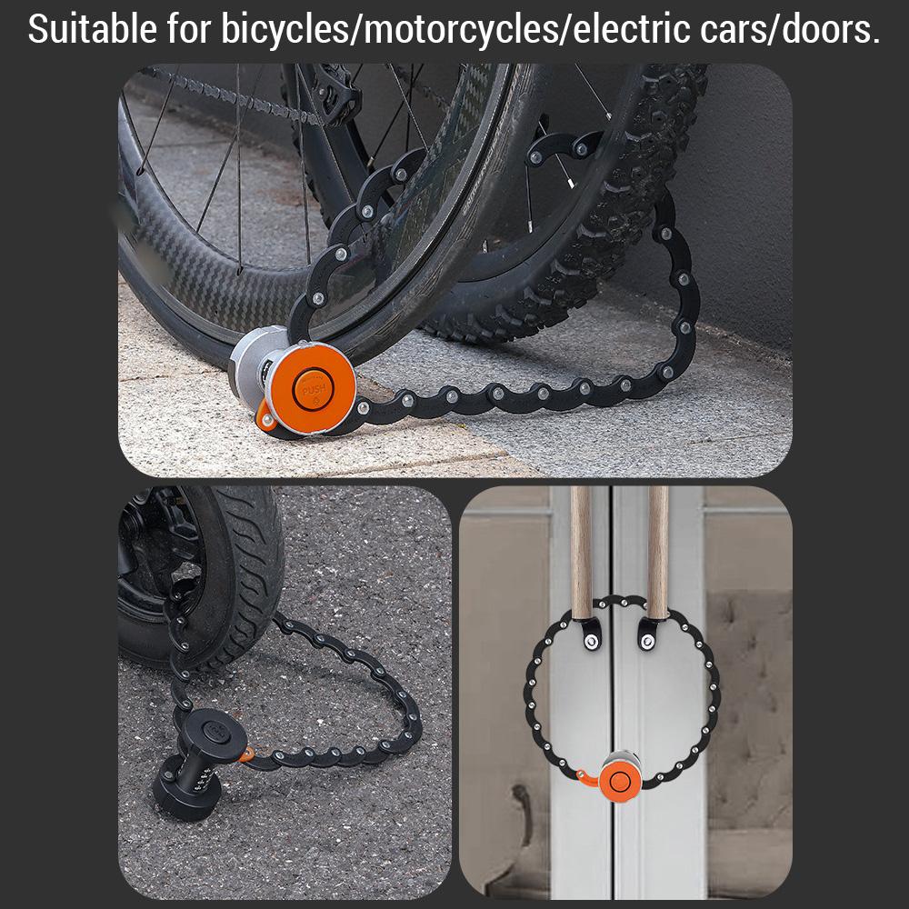 Замок с паролем для велосипеда из цинкового сплава. Противоугонный складной кодовый замок с монтажным кронштейном для горных велосипедов.