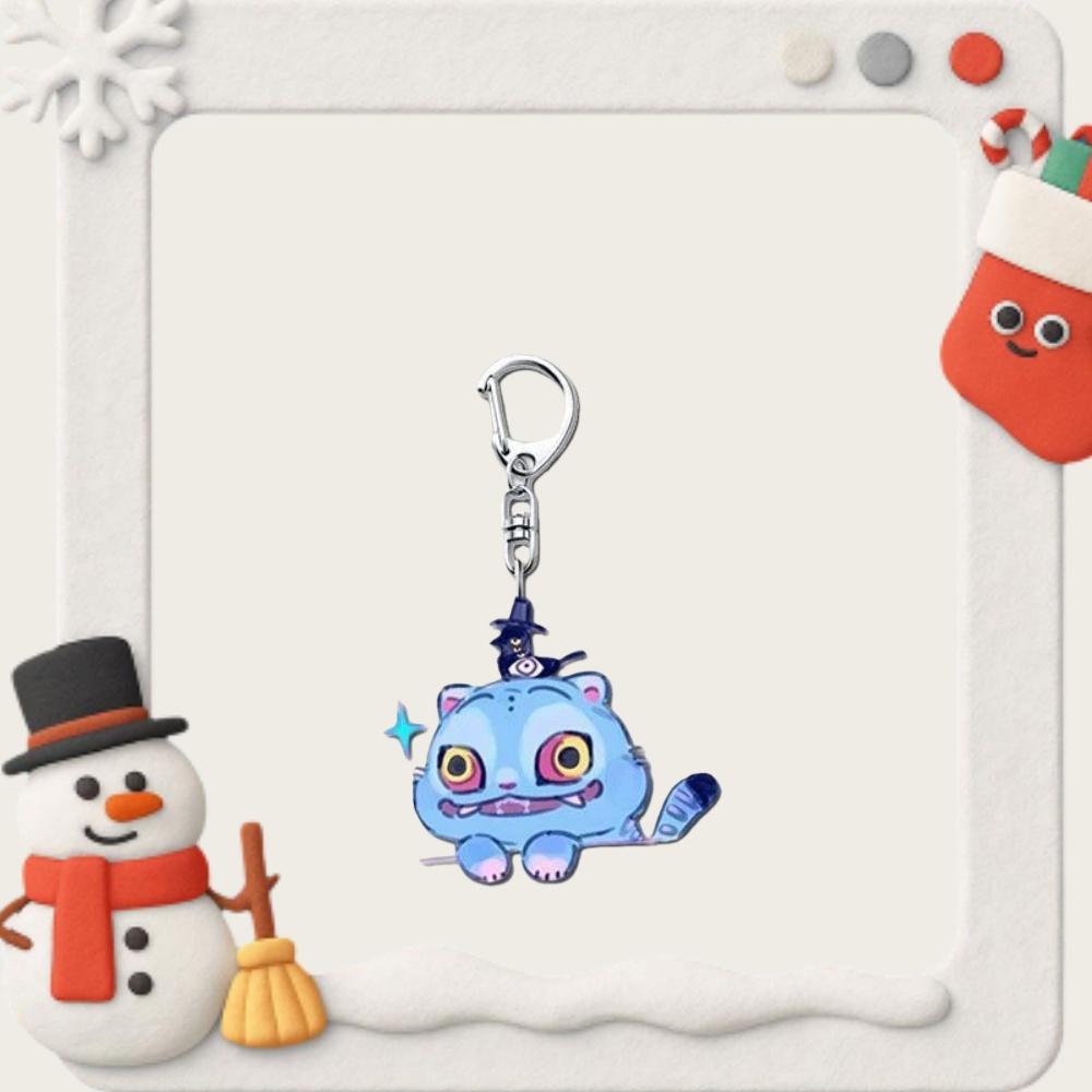 Руми Мира Зои K-pop Охотники на демонов Брелок Акриловый брелок Тигр Сая Мальчики Брелок Подвеска Аксессуары Реквизит для костюма