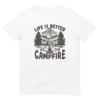Life Is Better By The Campfire shirt, cozy outdoor graphic tee for camping lovers, perfect adventure gift
