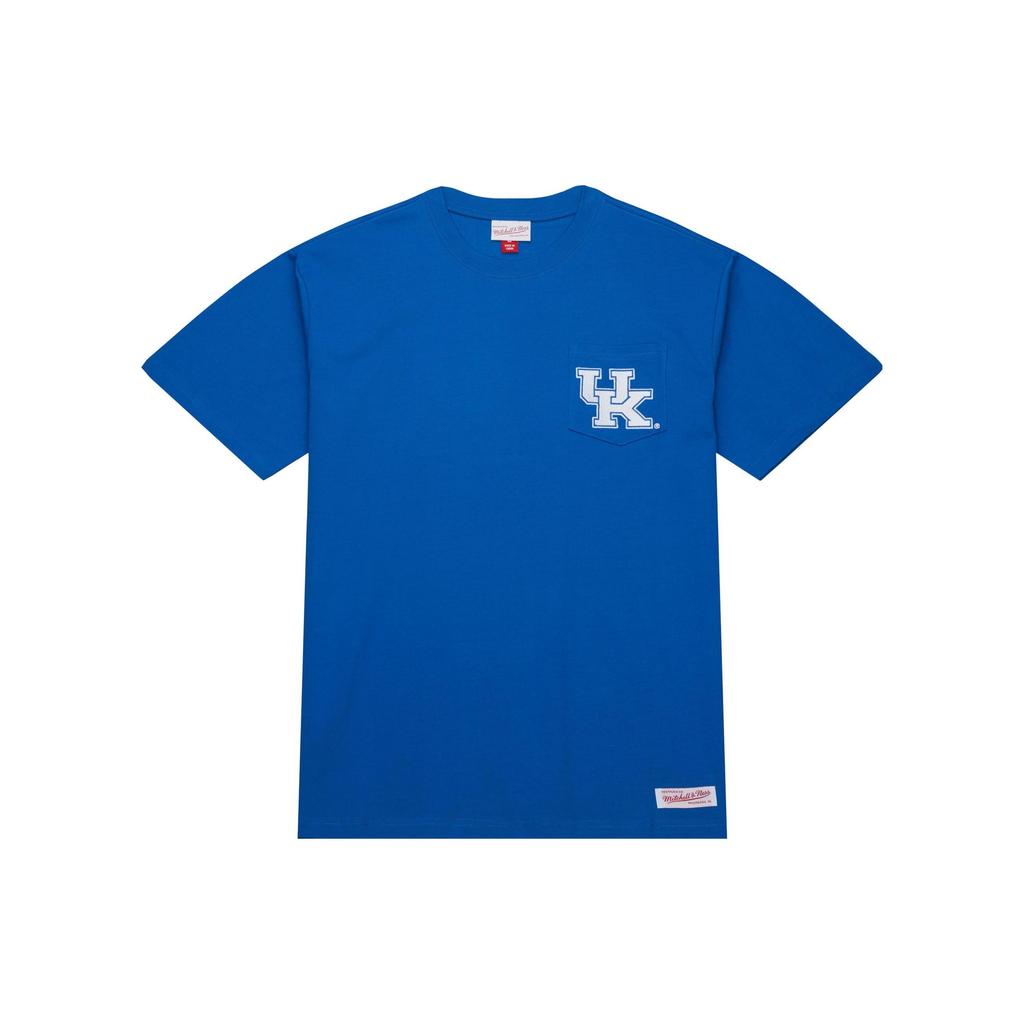 Mitchell Ness T-Shirts Men's Blue Crew Neck Moderate Straight Fit TCRW6277-UKTYYPPPROYA