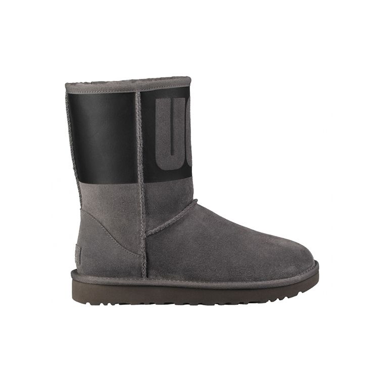 UGG Теплые шерстяные снегоступы Женские ботинки Серый 1096473-GRB