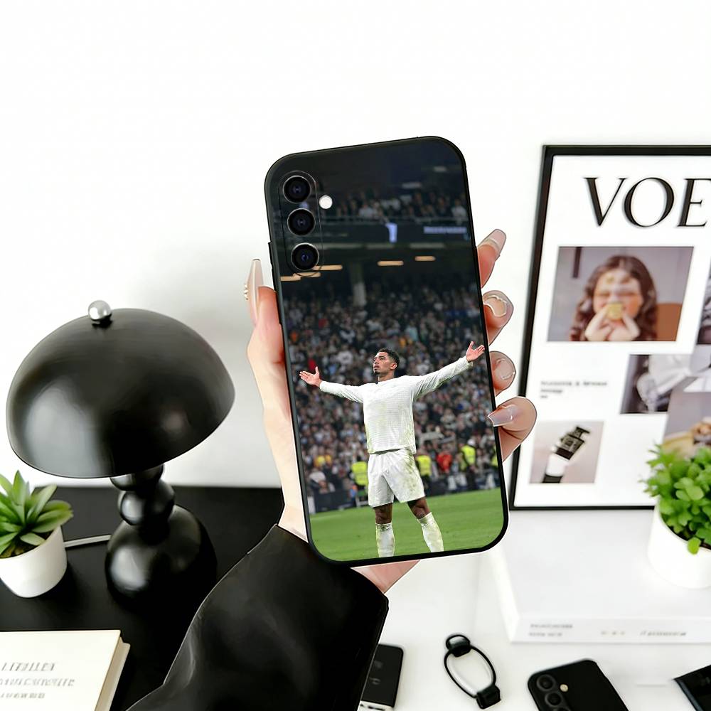 Чехол для телефона J-Jude Bellingham Черный Силиконовый Мягкий Для Samsung Galaxy A73,A72,A71,A70,A53,A52,A51