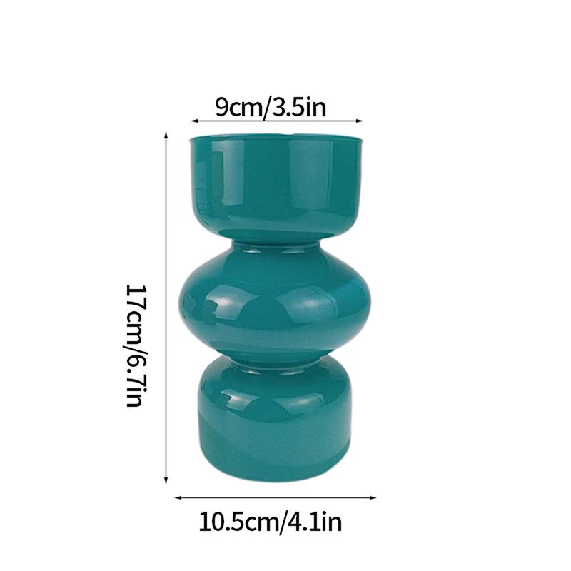 Ins Цветочная стеклянная ваза Креативный гидропонный террариум Растения Стеклянные вазы Цветочный горшок Цветочная композиция Контейнер Домашнее украшение