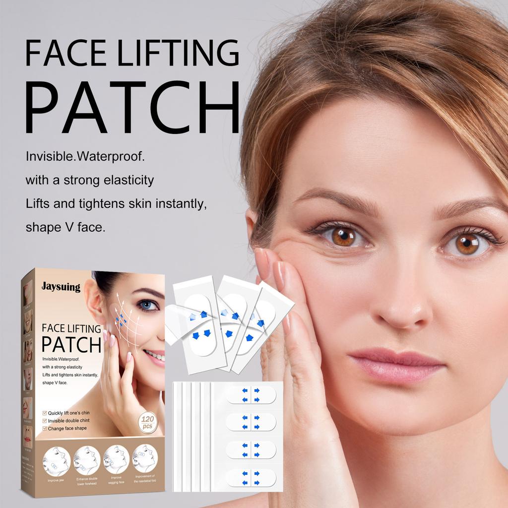 Face Lifter Tape Instant Face Lifting Sticker Lift Sticker Wrinkle Lifting Patches For V-Line Face 120pcs