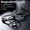 Безрамочный чехол Eary Z-образной формы для iPhone 17 16 Pro Max 15 14 13 Plus, металлическая крышка MagSafe, магнитное кольцо-подставка с вращением на 360°