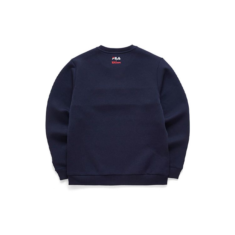 Fila Повседневная спортивная толстовка с круглым вырезом Мужская толстовка Легендарно-синяя A11M043222F-NV